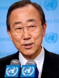 UN Secretary-General, Ban Ki-moon 
